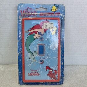 The Little Mermaid Light Switch Plate Disney Princess